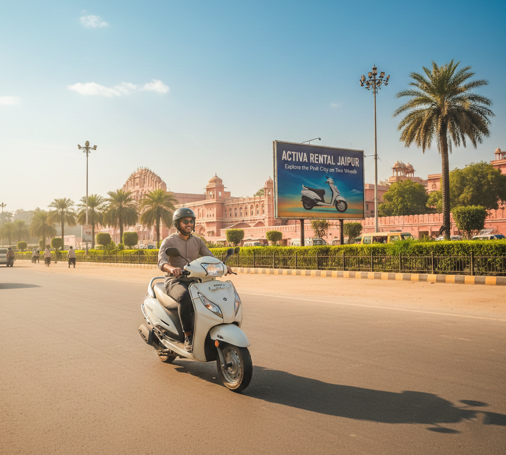 Activa on Rent in Jaipur